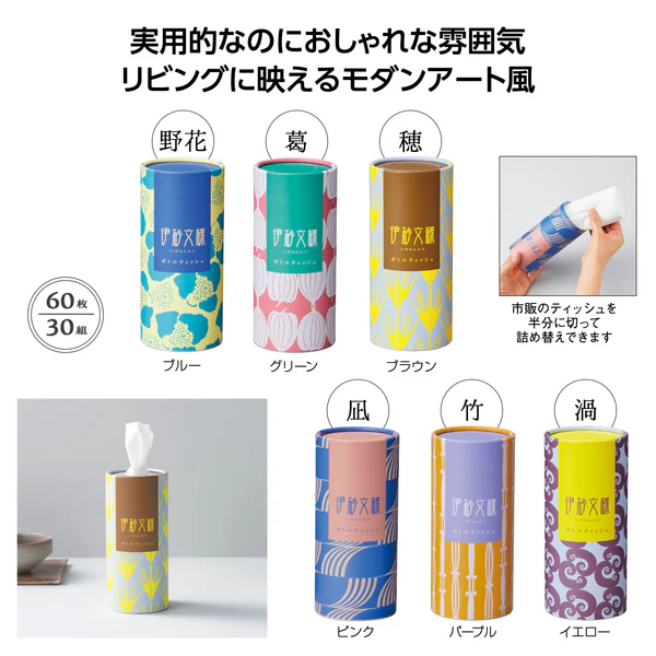 伊砂文様 ボトルティッシュ