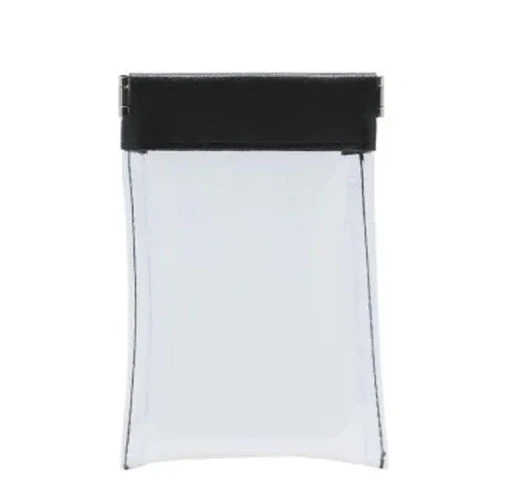 クリアばねぐちポーチ（カラビナ付）