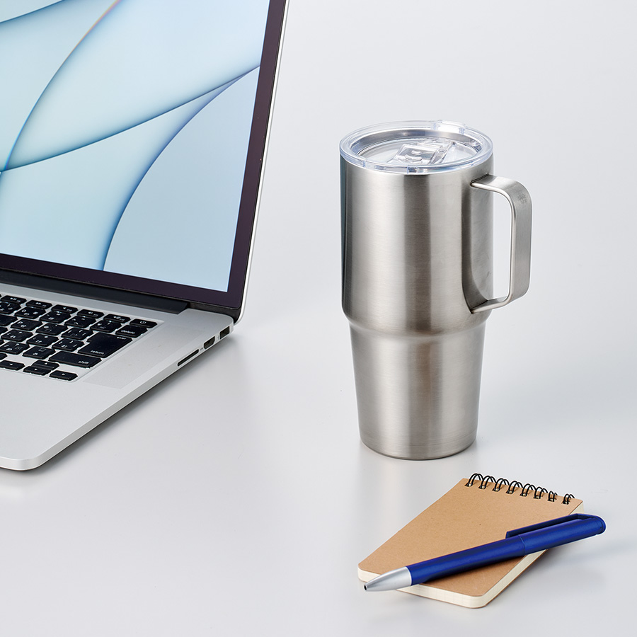 フタ付サーモトールマグ630ml ネイビー