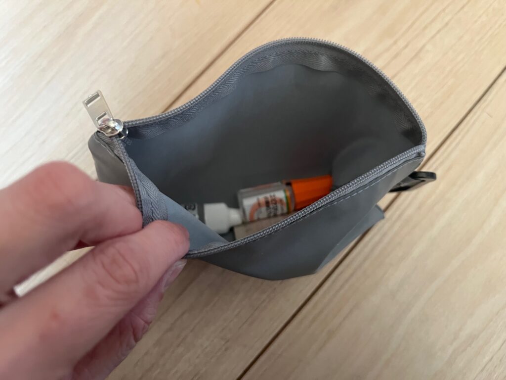 リフレクターポーチ 容量イメージ