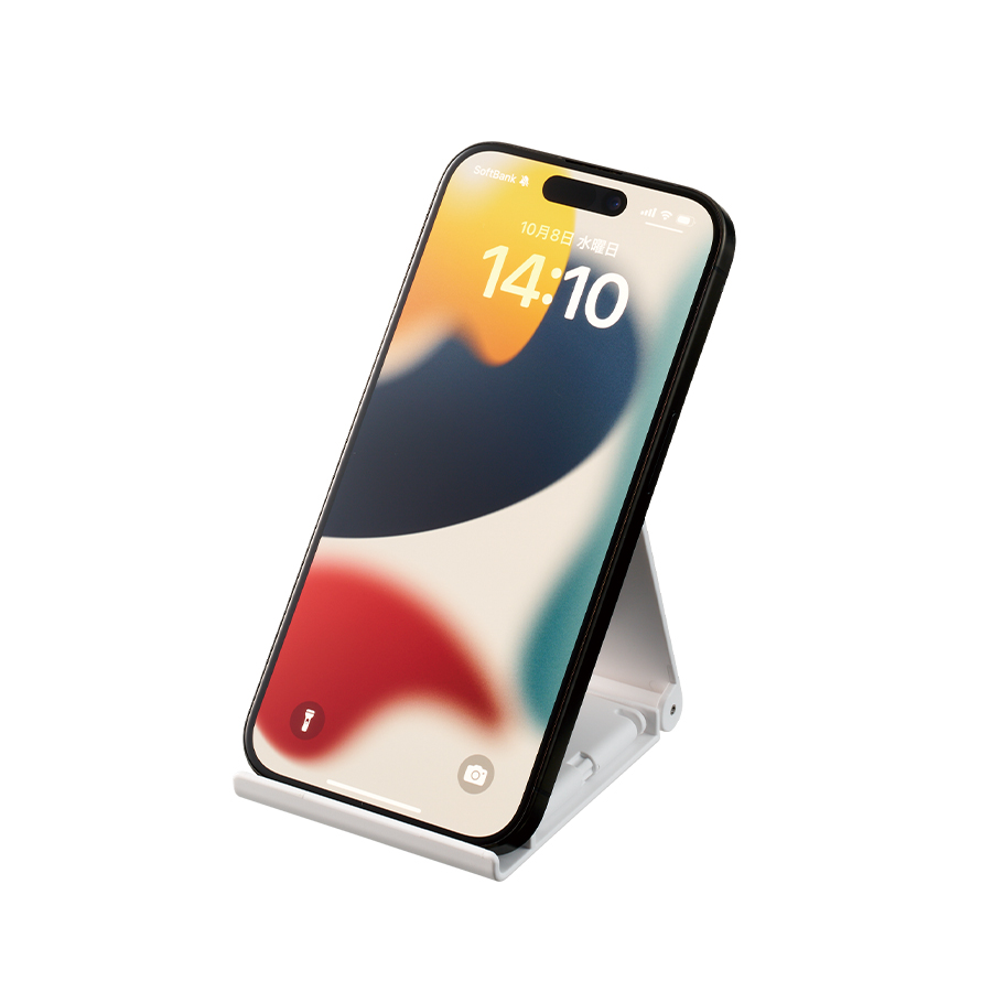 スマホスタンドとして常にデスクで活躍